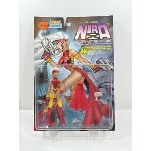 Skybolt Toys Nira Cyber Action Figure With Detachable Cape And Plasma Cannon